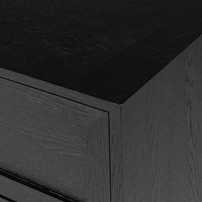 Millie 6 Drawer Dresser - Drifted Matte Black Veneer
