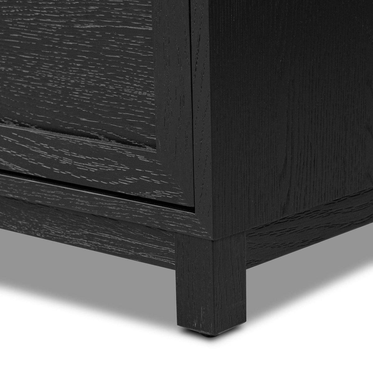 Millie 6 Drawer Dresser - Drifted Matte Black Veneer