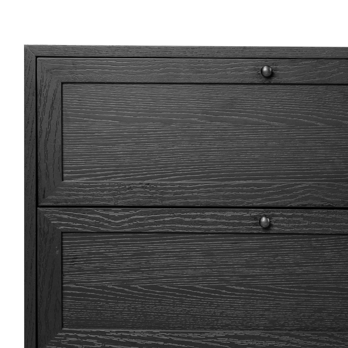 Millie 9 Drawer Dresser - Drifted Matte Black Veneer