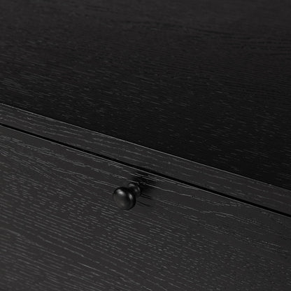 Millie 9 Drawer Dresser - Drifted Matte Black Veneer