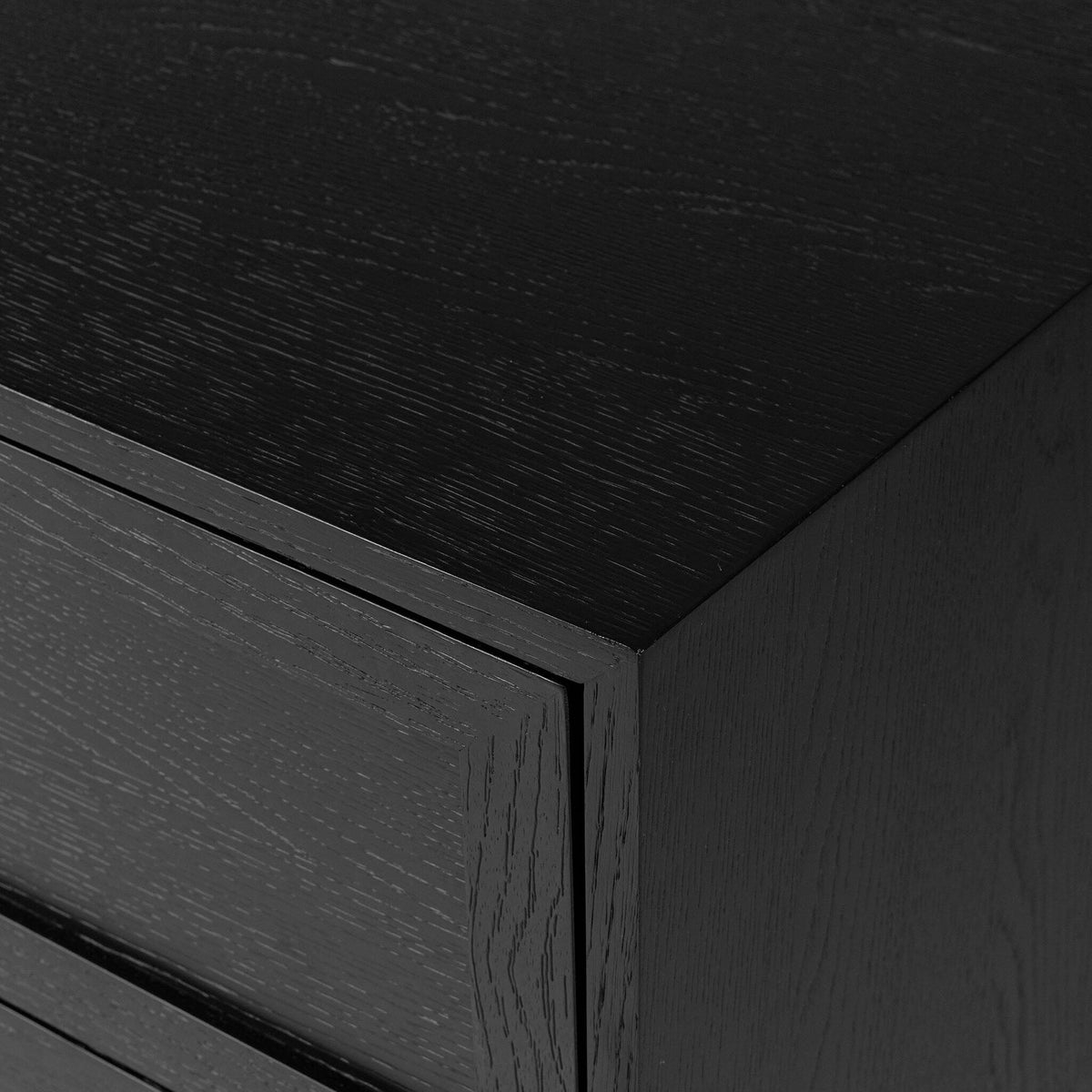Millie 9 Drawer Dresser - Drifted Matte Black Veneer