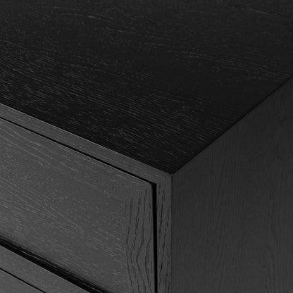 Millie 9 Drawer Dresser - Drifted Matte Black Veneer