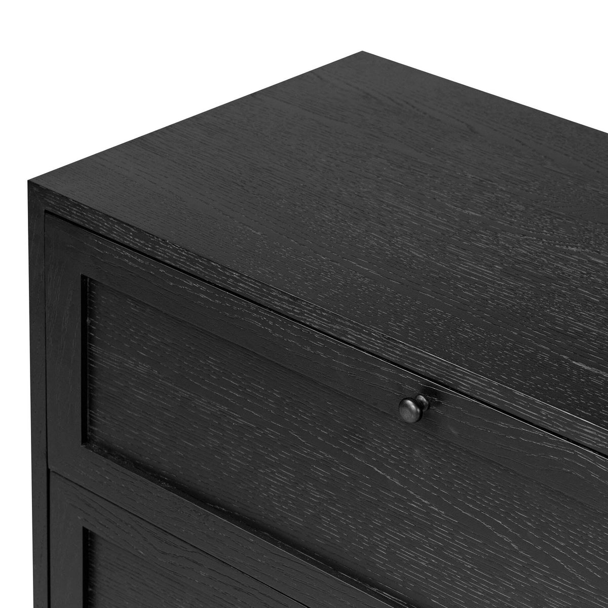 Millie 9 Drawer Dresser - Drifted Matte Black Veneer