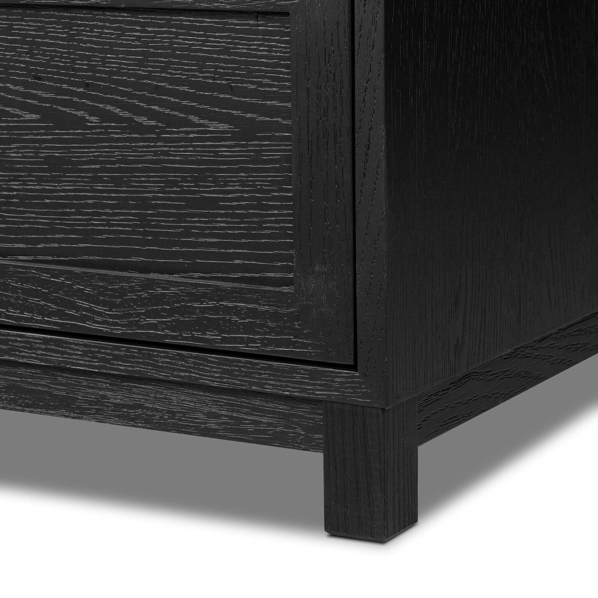 Millie 9 Drawer Dresser - Drifted Matte Black Veneer