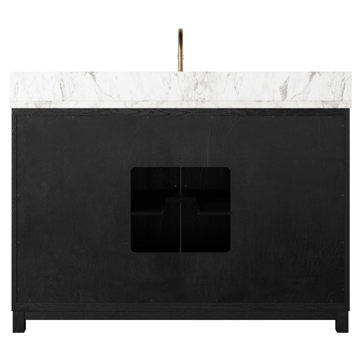 Millie Single Wide Vanity - Satin Drifted Oak Veneer