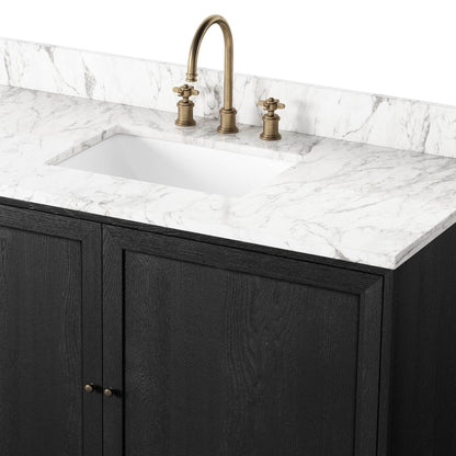 Millie Single Wide Vanity - Satin Drifted Oak Veneer