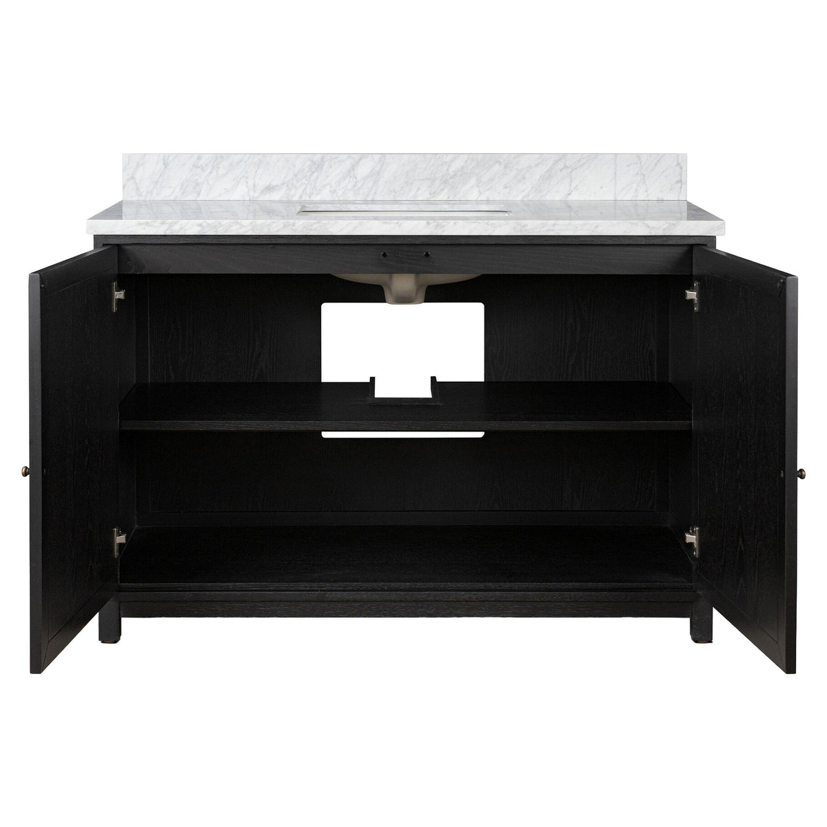 Millie Single Wide Vanity - Satin Drifted Oak Veneer