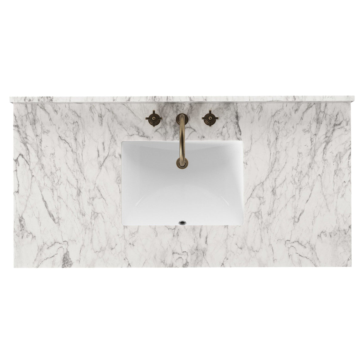 Millie Single Wide Vanity - Satin Drifted Oak Veneer