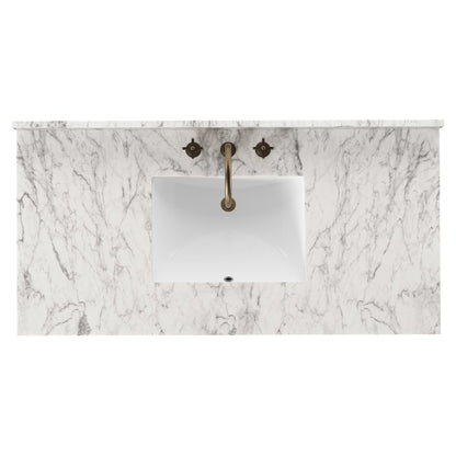 Millie Single Wide Vanity - Satin Drifted Oak Veneer