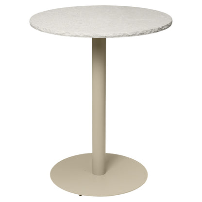 Mineral Cafe Table - Bianco Curia, Cashmere