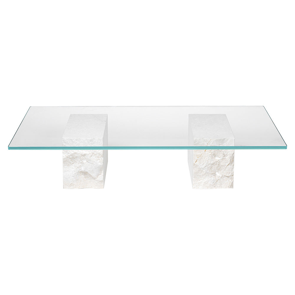 Mineral Coffee Table - Bianco Curia