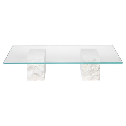 Mineral Coffee Table - Bianco Curia