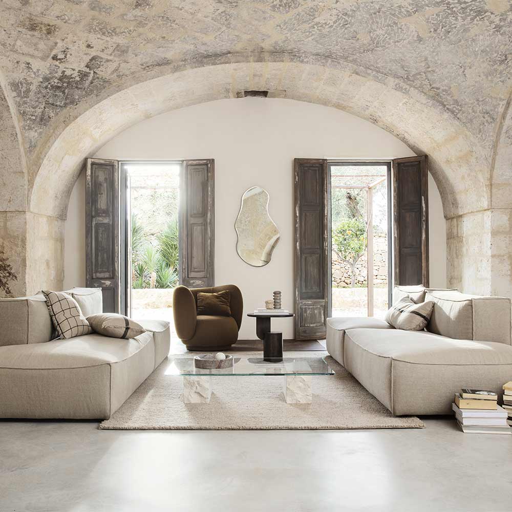 Mineral Coffee Table - Bianco Curia