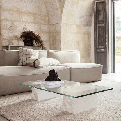Mineral Coffee Table - Bianco Curia