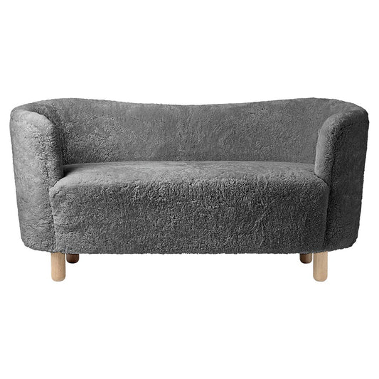 Mingle Sofa - Anthracite Sheepskin, Natural Oak