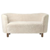 Moonlight Sheepskin, Dark Stained Oak