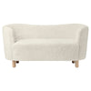 Off White Sheepskin, Natural Oak