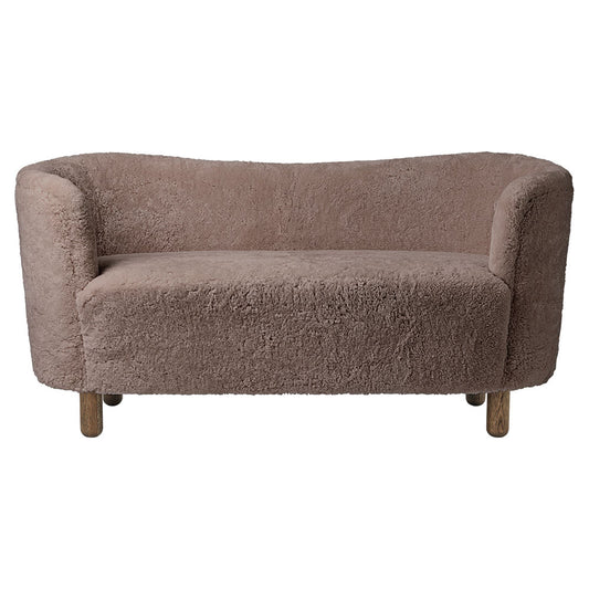 Mingle Sofa - Sahara Sheepskin, Smoked Oak