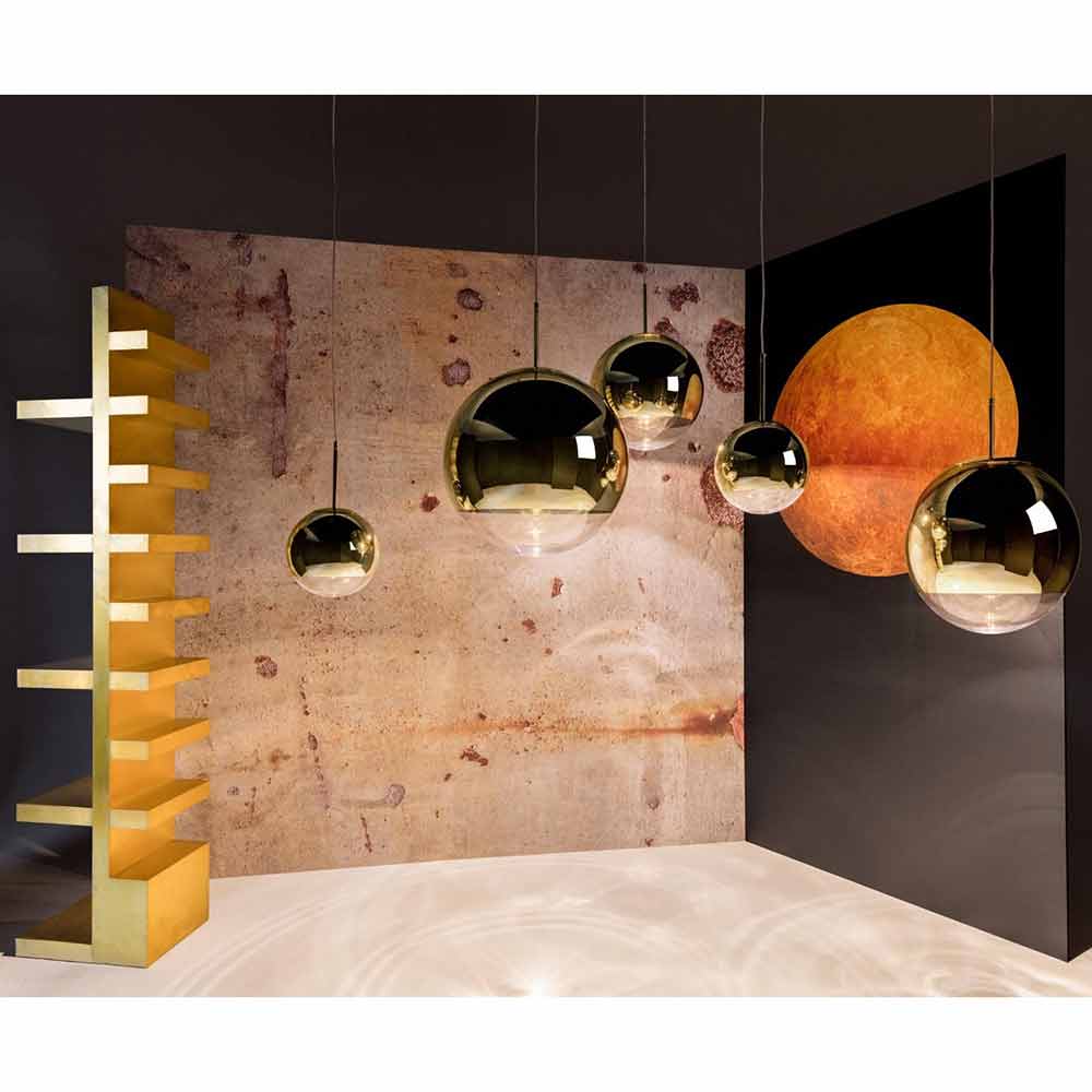 Mirror Ball Pendant - Gold