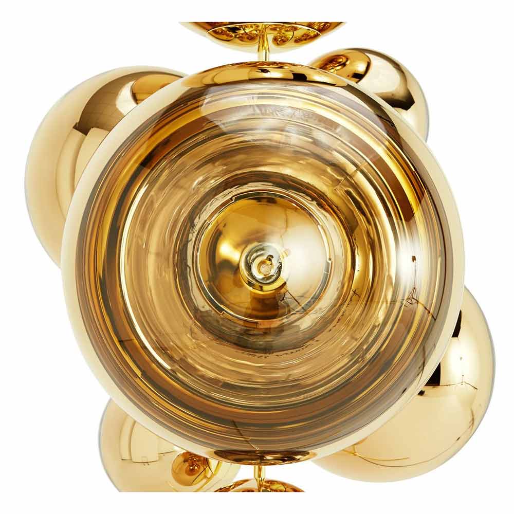 Mirror Ball Stand Chandelier - Gold