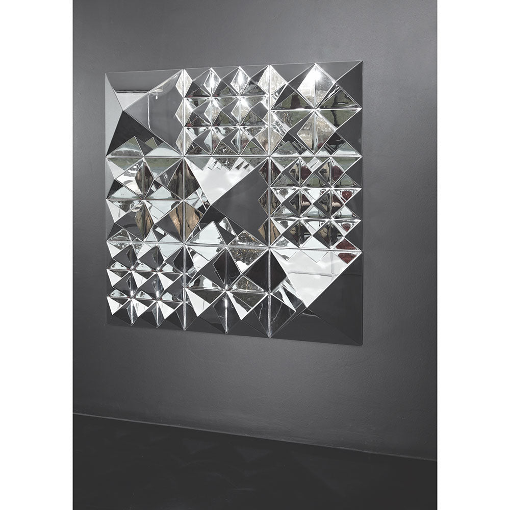 鏡 GRINDLODGE Pyramid Mirrar Mirror Sculptures 4 Pyramid – Rouse Home