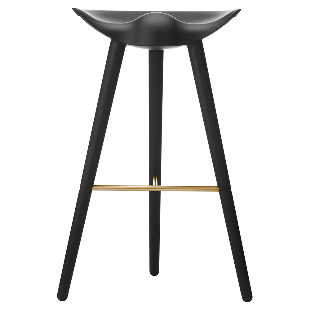 ML Bar Counter Stool - Black Stained Beech