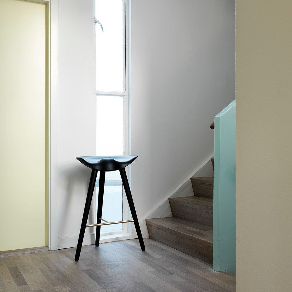ML Bar Counter Stool - Black Stained Beech