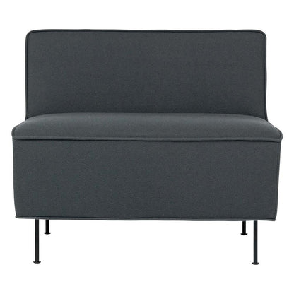 Modern Line Lounge Chair - Gray, Black
