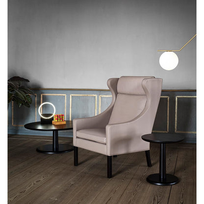 Mogensen 2204 Wing Lounge Chair - Leather, Oiled Oak