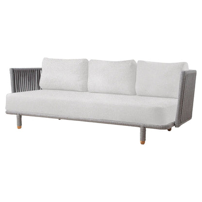Moments 3 Seater Sofa - White Cushions