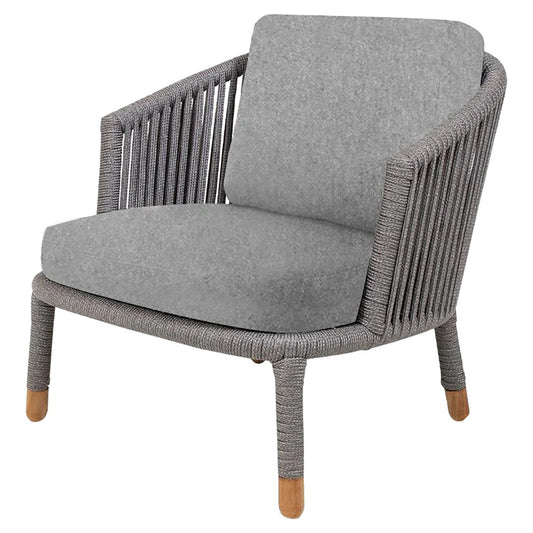 Moments Lounge Chair - Light Gray Zen Cushions