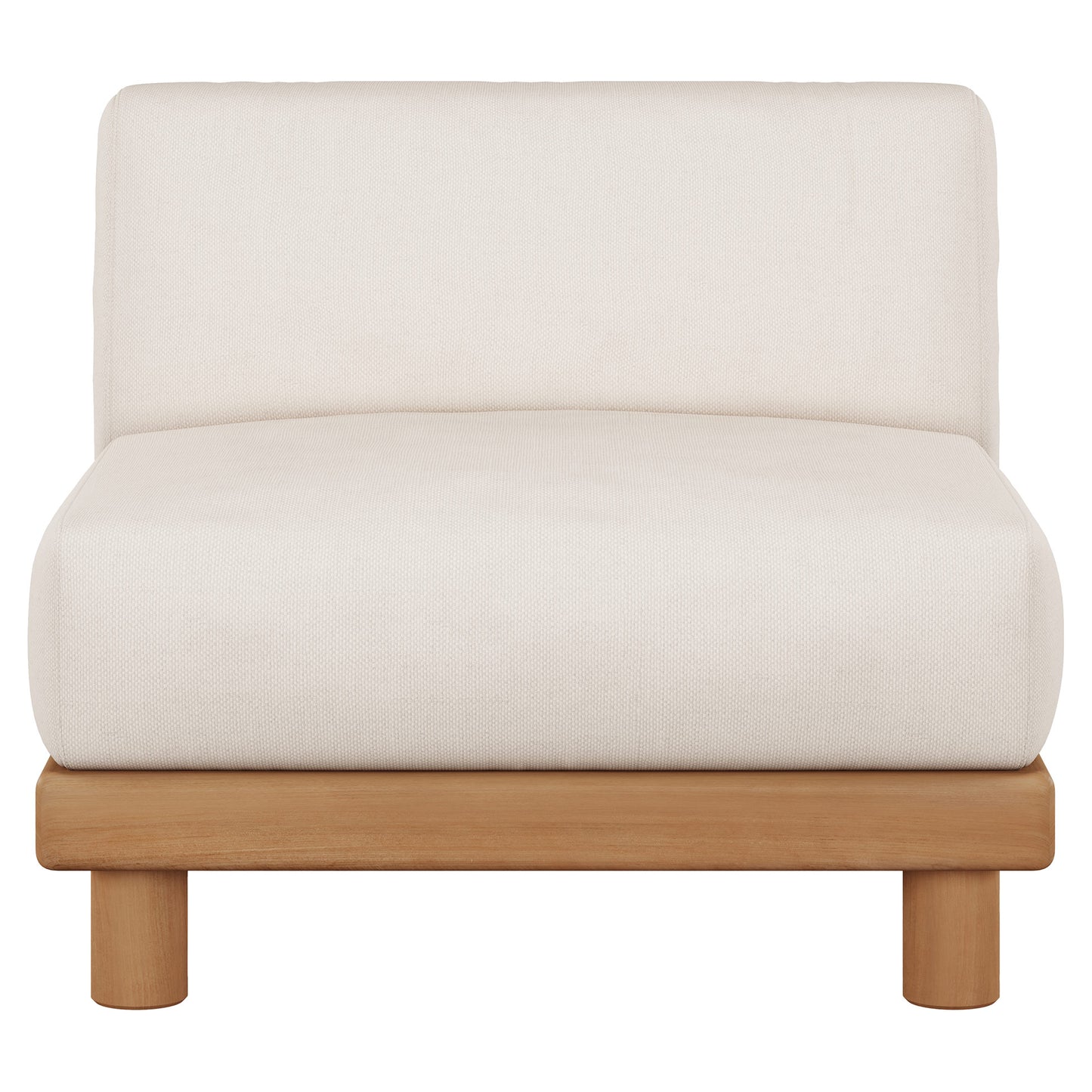 Monocle Outdoor 1 Seater Modular Sofa - White