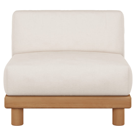 Monocle Outdoor 1 Seater Modular Sofa - White