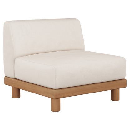 Monocle Outdoor 1 Seater Modular Sofa - White