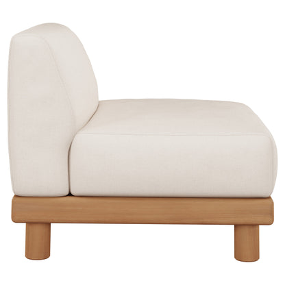 Monocle Outdoor 1 Seater Modular Sofa - White