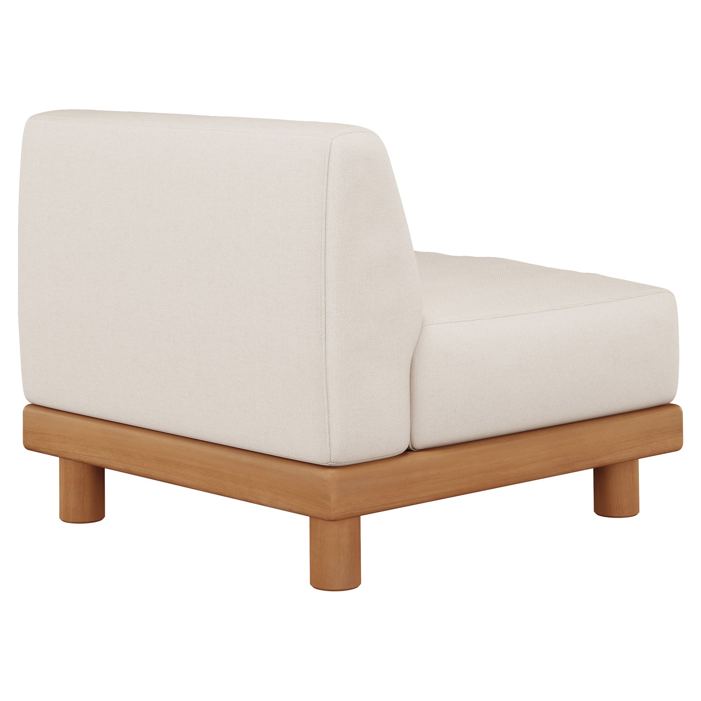 Monocle Outdoor 1 Seater Modular Sofa - White