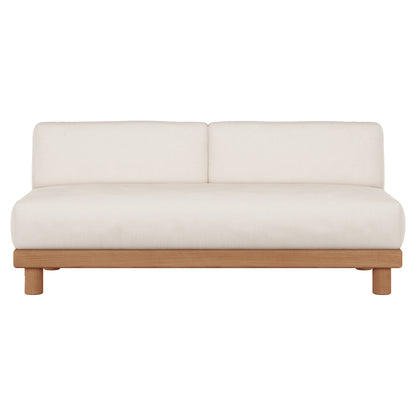 Monocle Outdoor 2 Seater Modular Sofa - White