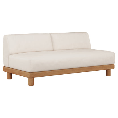 Monocle Outdoor 2 Seater Modular Sofa - White