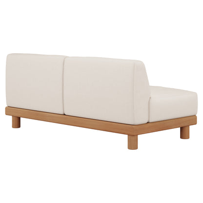 Monocle Outdoor 2 Seater Modular Sofa - White