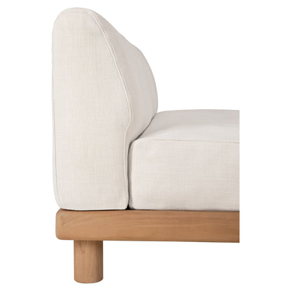 Monocle Outdoor 2 Seater Modular Sofa - White