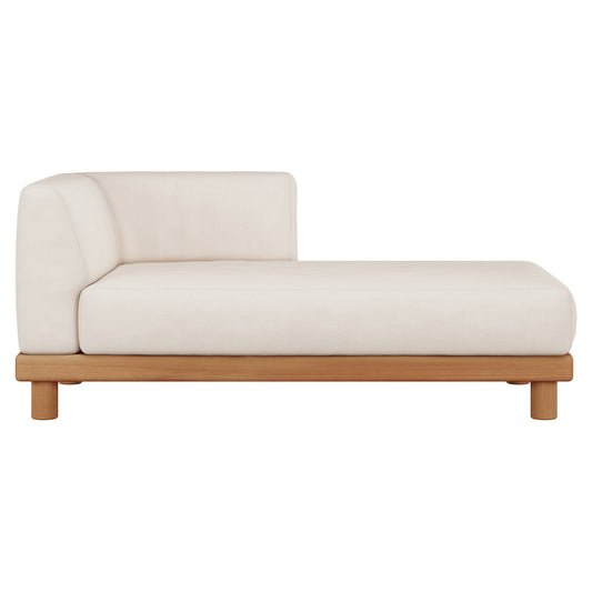 Monocle Outdoor Daybed Modular Sofa - White