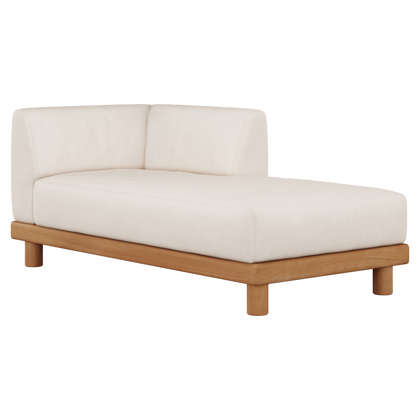 Monocle Outdoor Daybed Modular Sofa - White