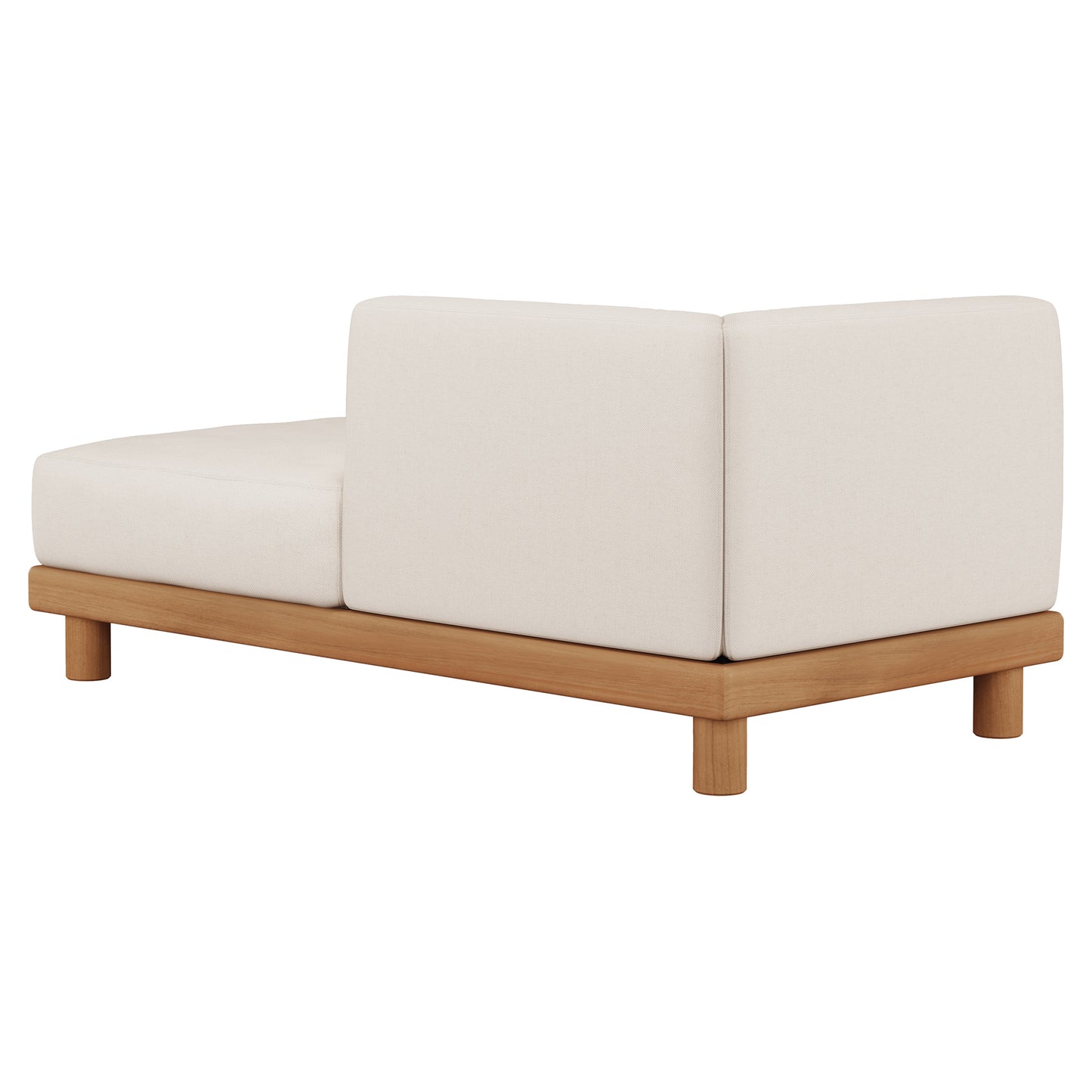 Monocle Outdoor Daybed Modular Sofa - White
