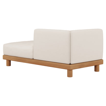 Monocle Outdoor Daybed Modular Sofa - White
