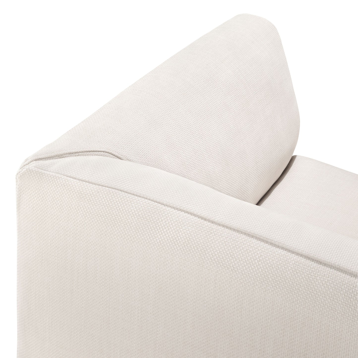 Monocle Outdoor End Seater Modular Sofa - White