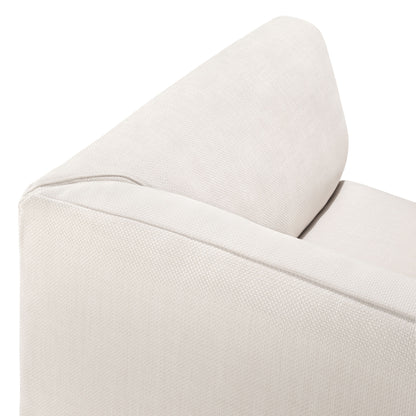 Monocle Outdoor End Seater Modular Sofa - White