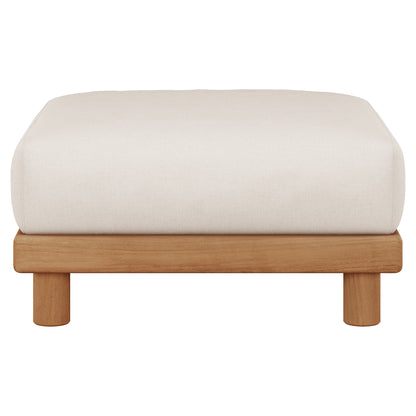 Monocle Outdoor Footstool Modular Sofa - White
