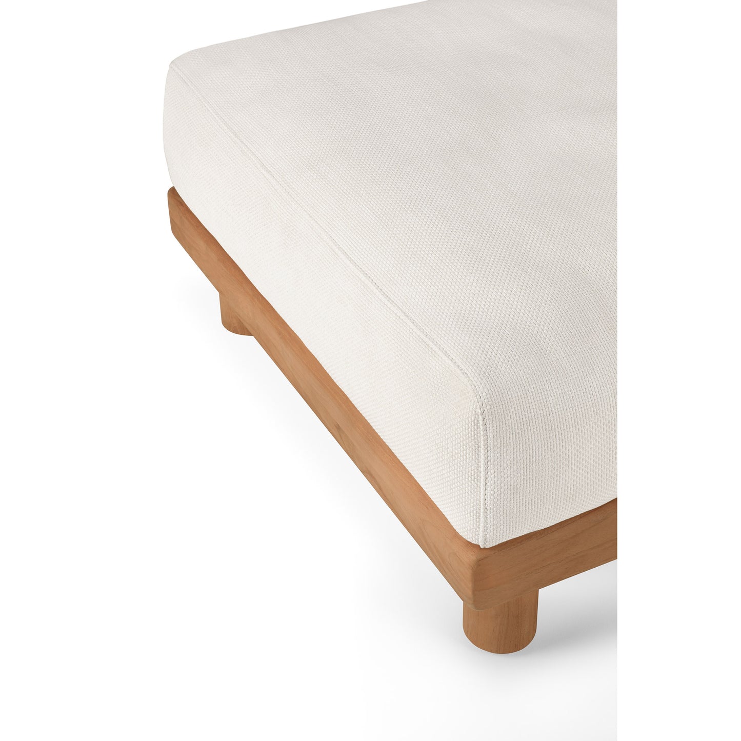 Monocle Outdoor Footstool Modular Sofa - White