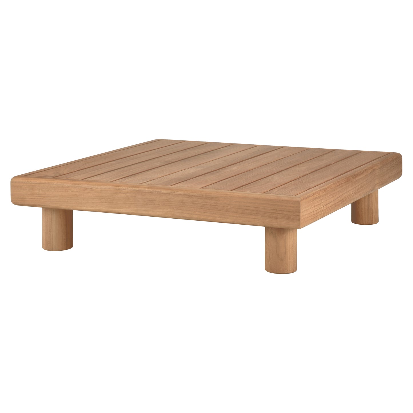 Monocle Outdoor Square Coffee Table - Teak