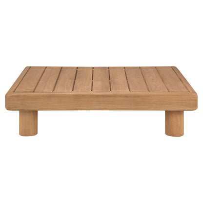 Monocle Outdoor Square Coffee Table - Teak